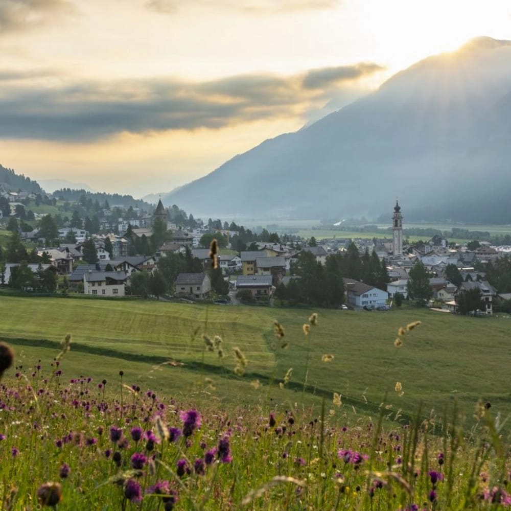 Samedan im Sommer