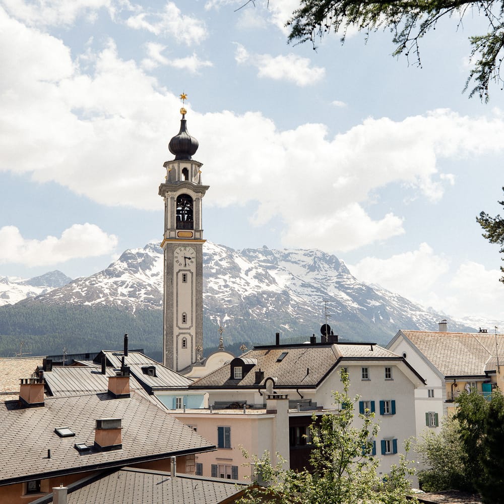 Samedan im Sommer