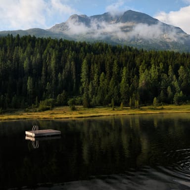 Lej da Staz im Sommer