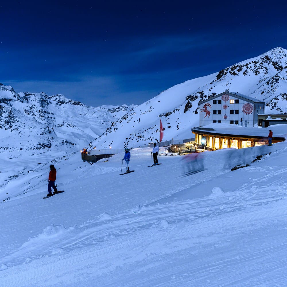 lüna Plaina: Vollmond-Skifahren auf der Diavolezza