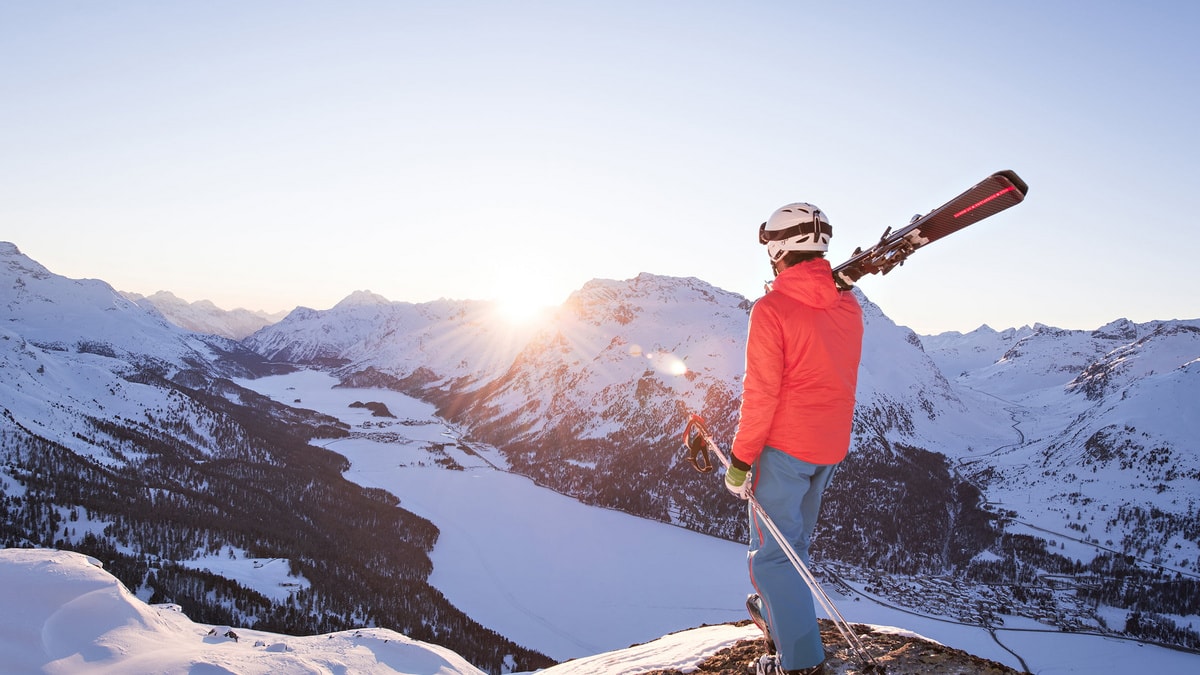 Hahnenseeabfahrt Corvatsch nach St. Moritz