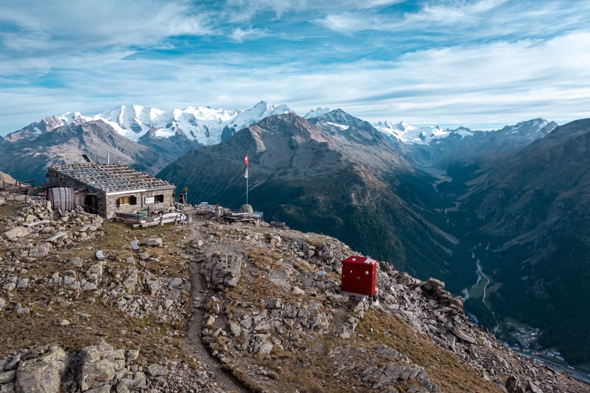 Muottas Muragl - baita Segantini - Pontresina