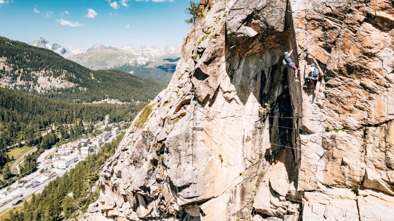 Klettersteig La Resgia