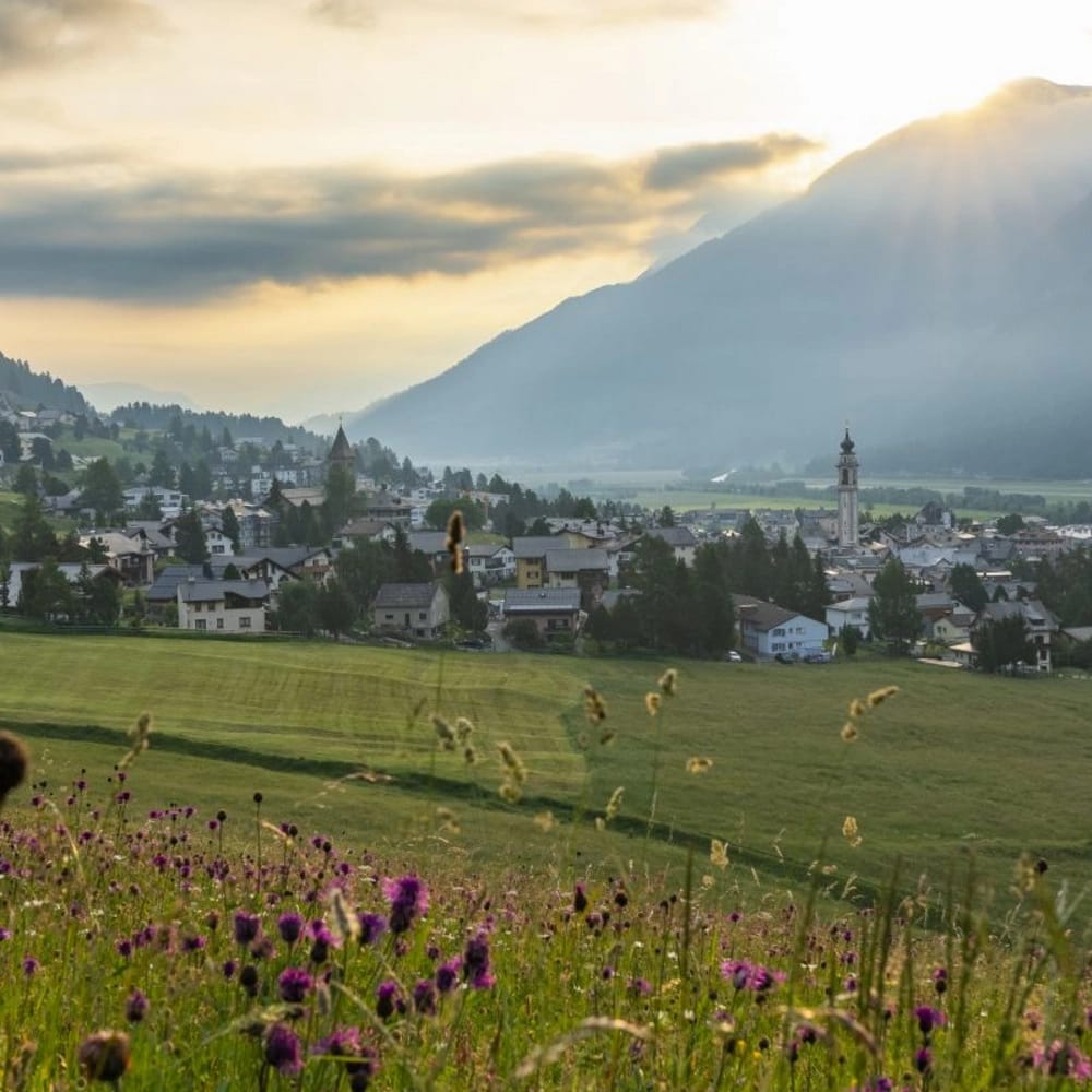 Samedan im Sommer