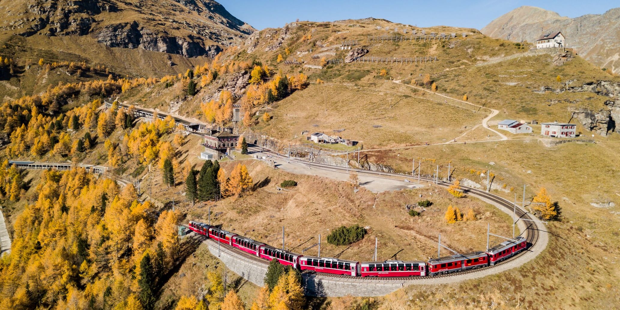 Panoramafahrt Bernina Express im Sommer