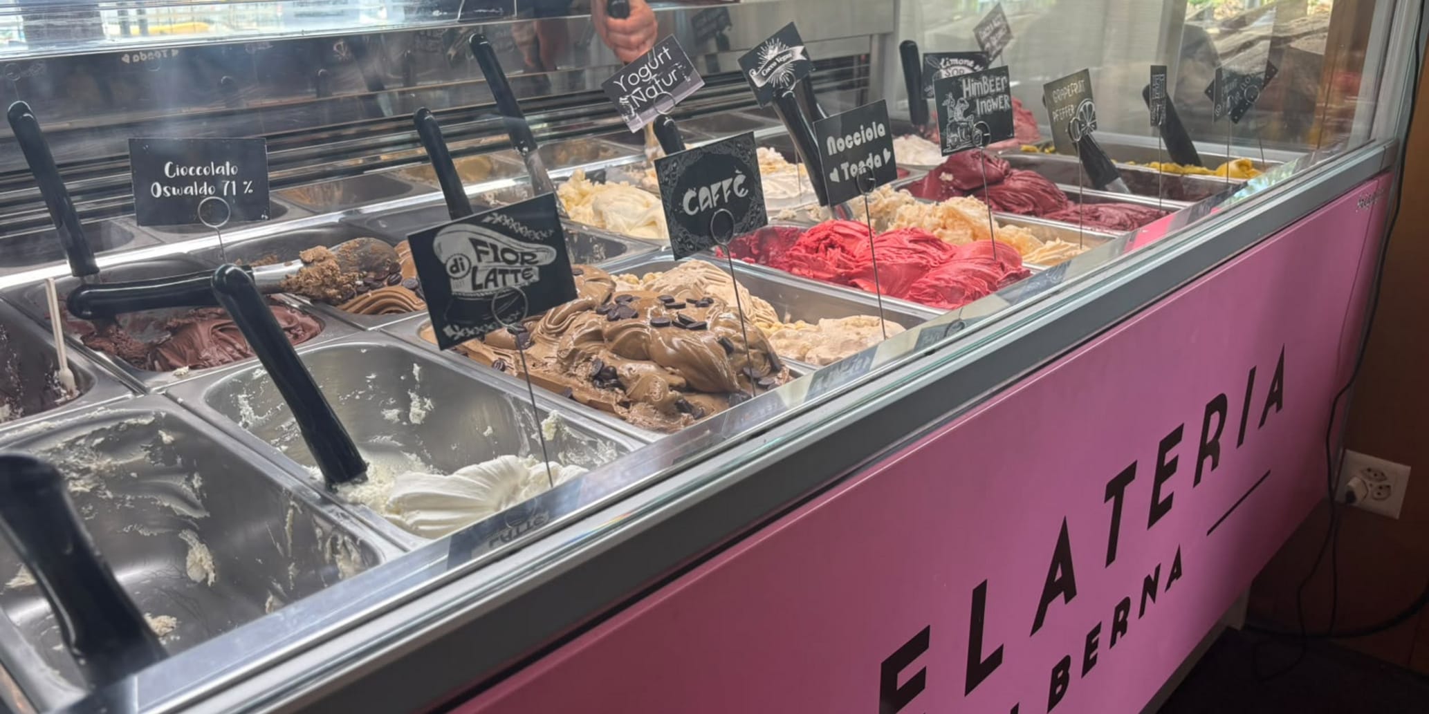 Glace und Eis im Engadin