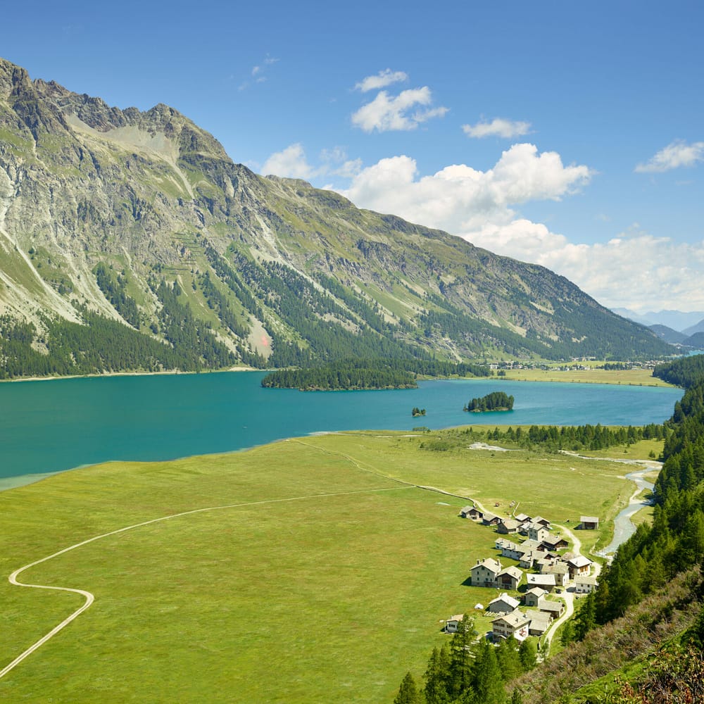 Maloja Isola im Sommer