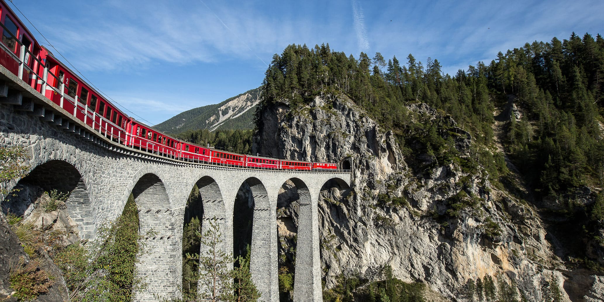 Anreise mit RhB ins Engadin