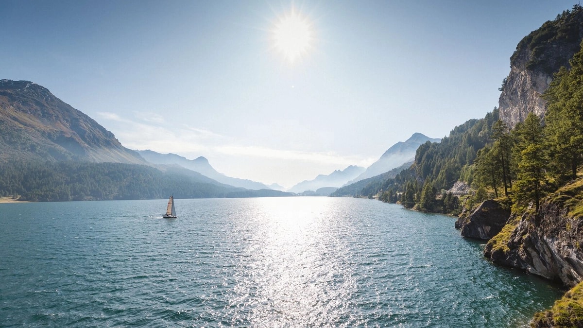 Segeln im Engadin
