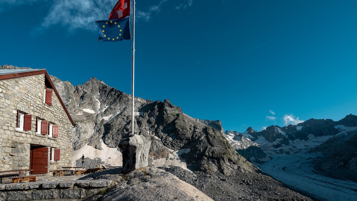 Capanna del Forno CAS und Fornogletscher