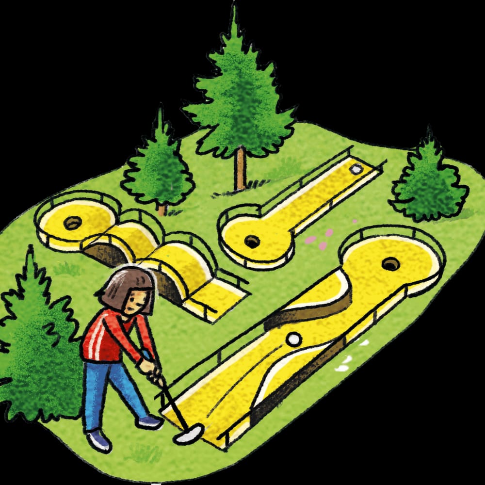 Minigolf in St. Moritz Bad