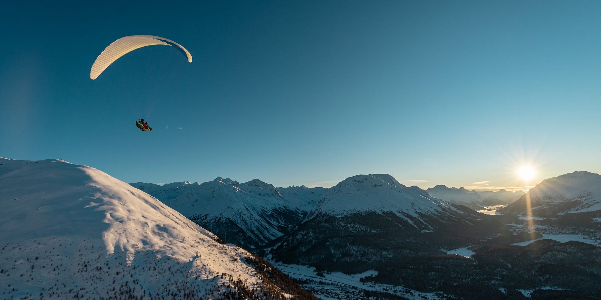 Rundflüge im Engadiner Winter