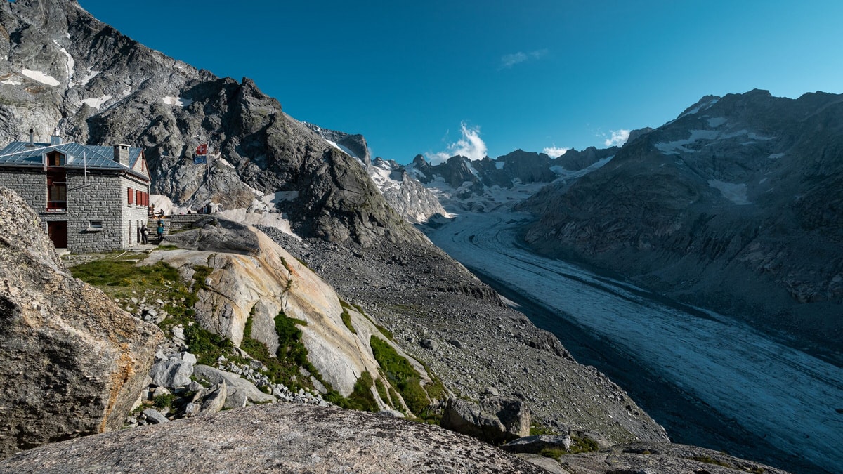 Capanna del Forno CAS und Fornogletscher