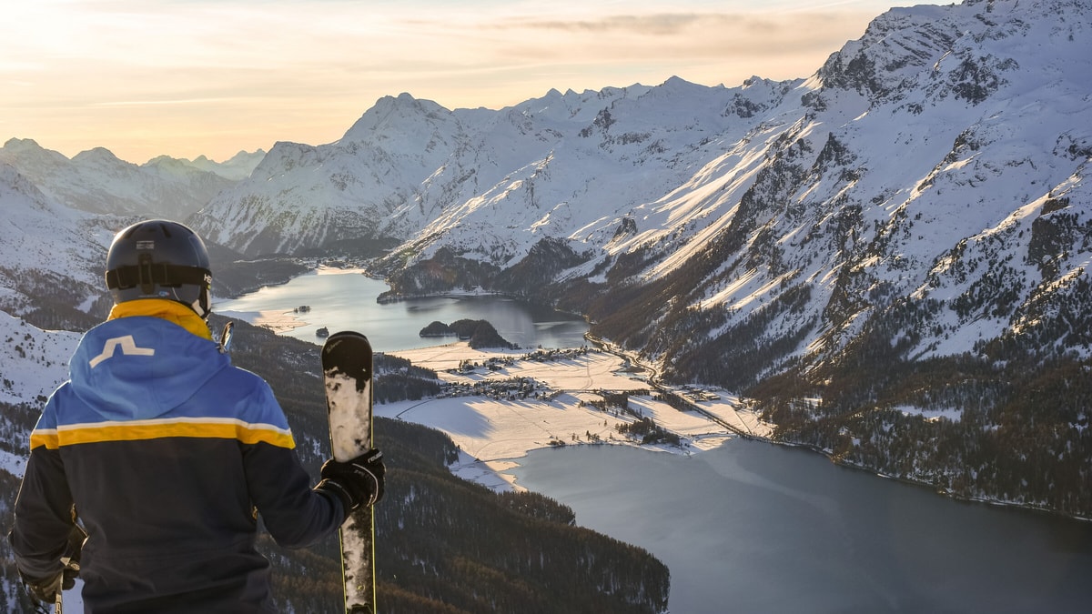 Hahnenseeabfahrt Corvatsch nach St. Moritz