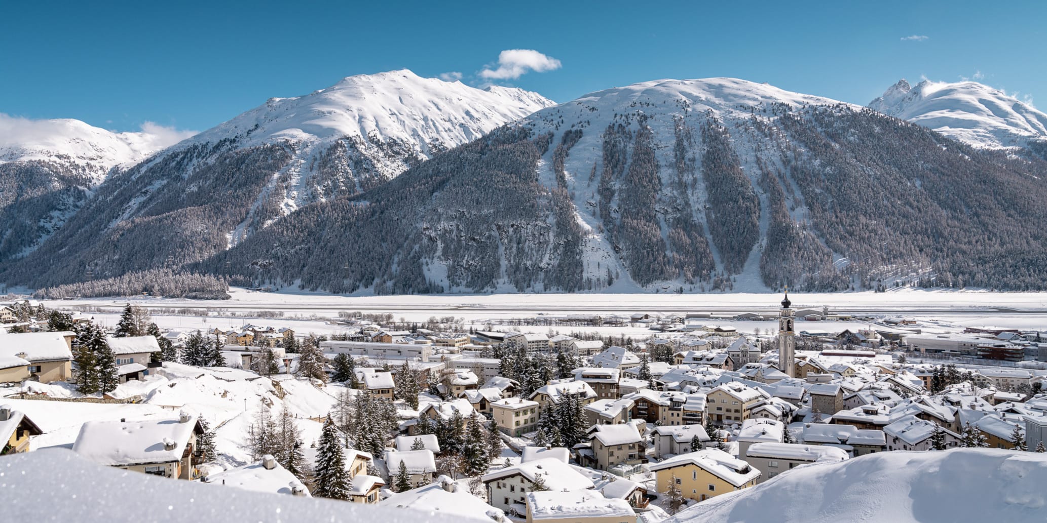 Samedan im Winter