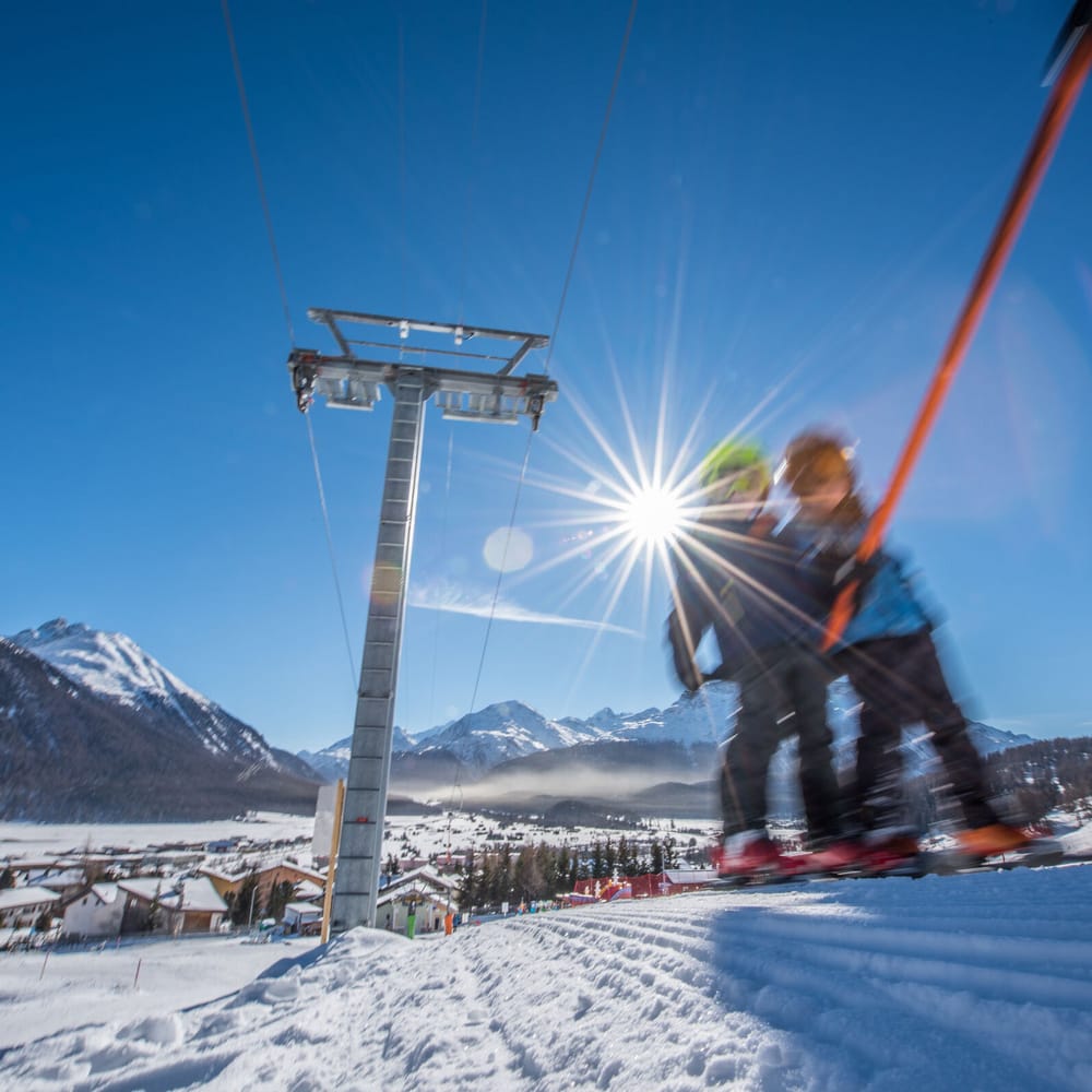 Kinderskigebiet Survih Samedan