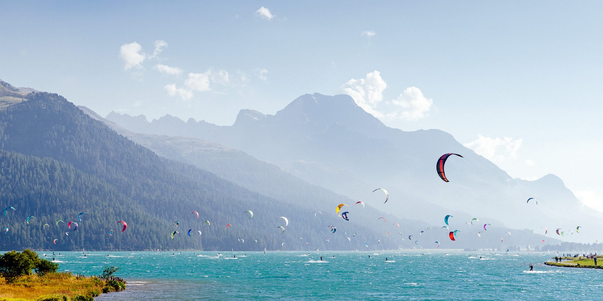 Wassersport im Engadin