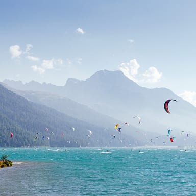 Wassersport im Engadin