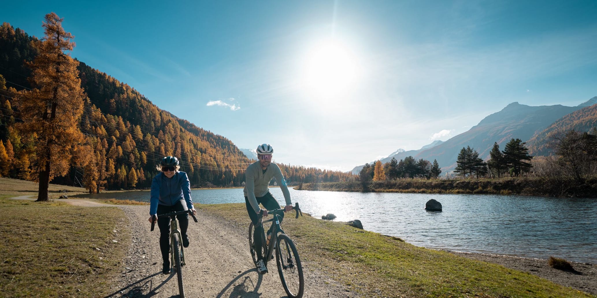 Inn-Radweg im Oberengadin