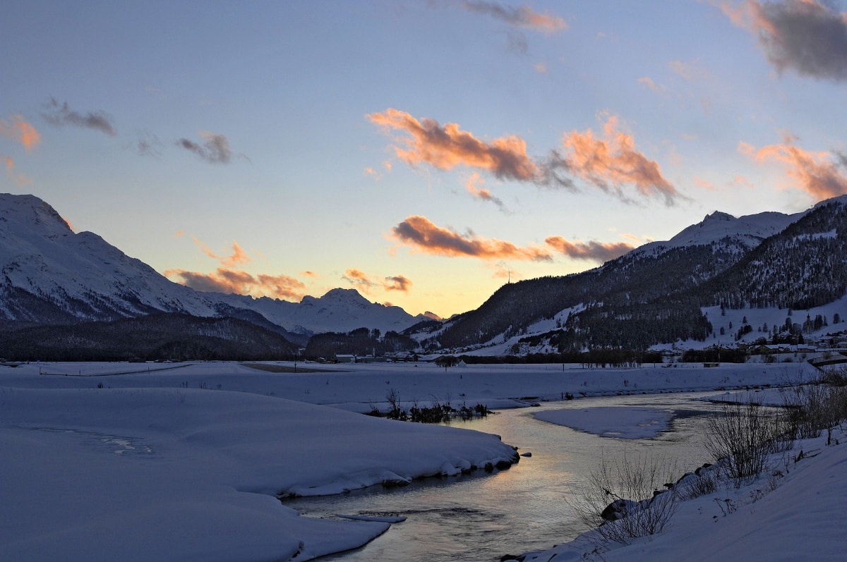 Wintertrailrunning: Innauenweg Samedan-La Punt