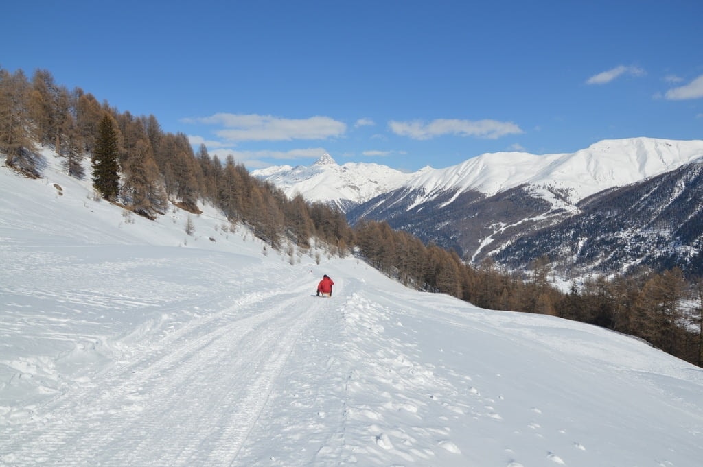 Schlittelweg Alp Es-cha Dadoura-Madulain